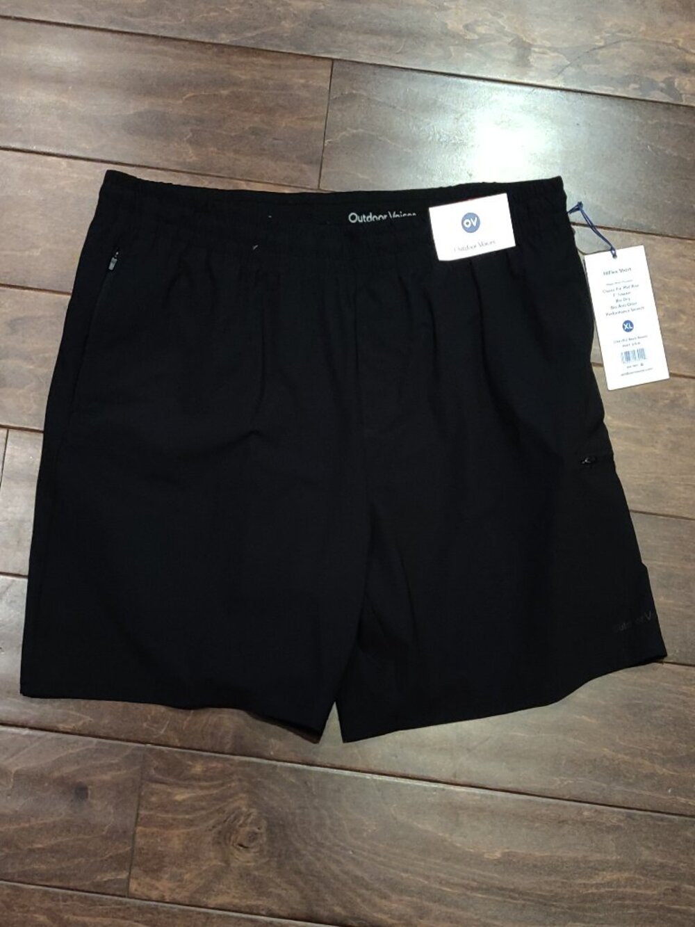 Outdoor Voices Hiflex Shorts Classic Fit Mid Rise 7" Black New With Tags